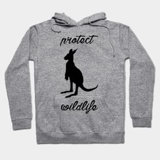 protect wildlife - kangaroo Hoodie